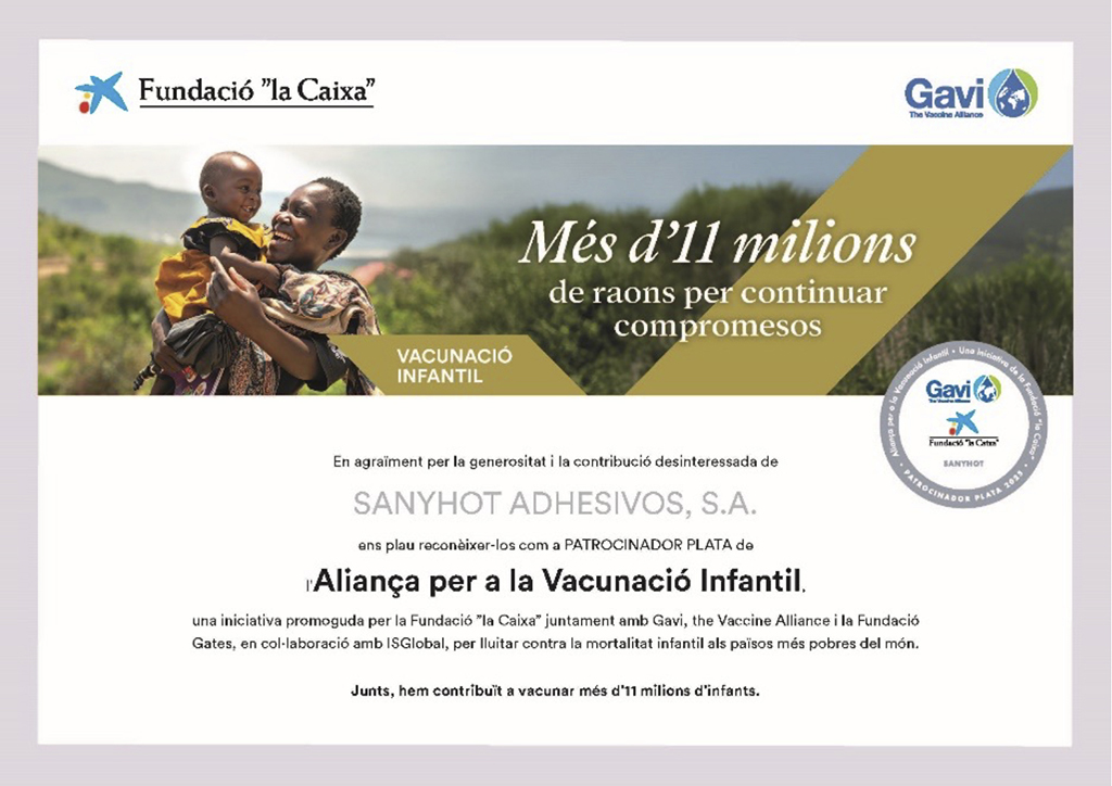 Colaboramos con la Alianza por la Vacunación Infantil de CaixaBank